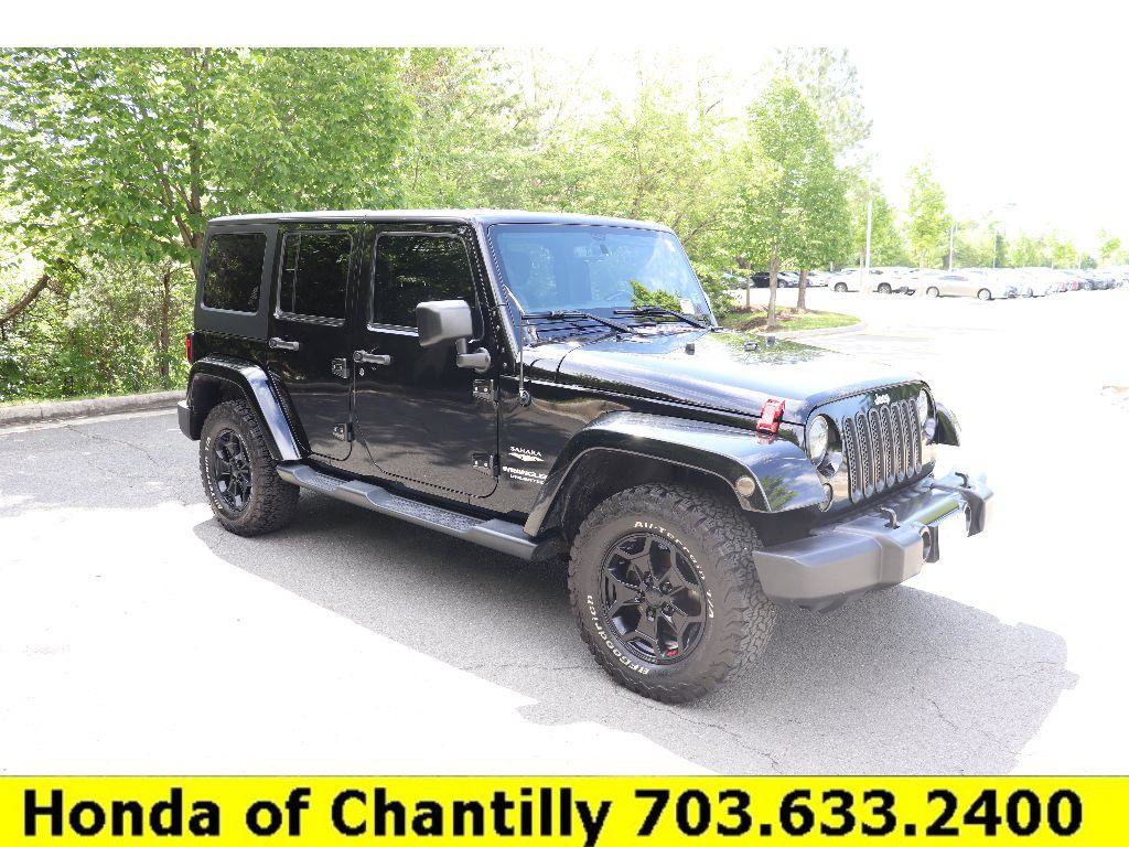Used 2015 Jeep Wrangler Unlimited Sahara w/ Connectivity Group AWD/4WD image 1