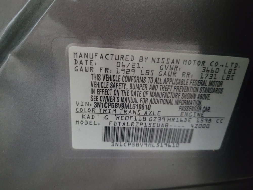Used 2021 Nissan Kicks S FWD image 33