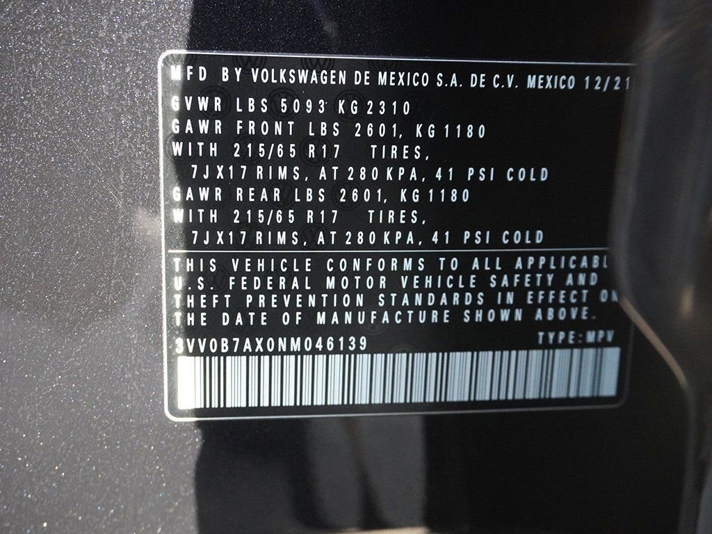 Used 2022 Volkswagen Tiguan S w/ IQ.Drive Package image 50