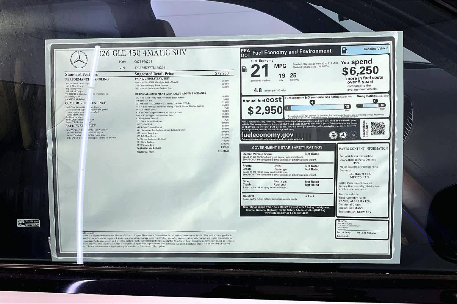 New 2026 Mercedes-Benz GLE 450 4MATIC image 18