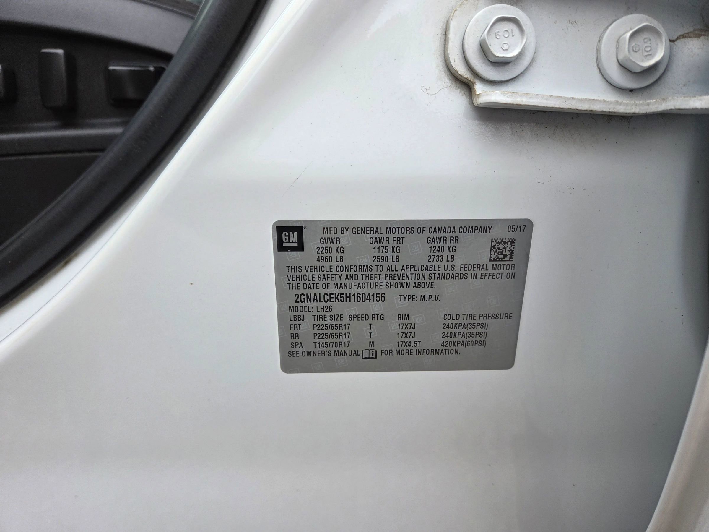 Used 2017 Chevrolet Equinox LT w/ Convenience Package image 17