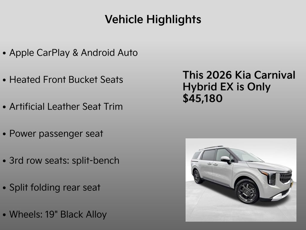 New 2026 Kia Carnival EX image 10