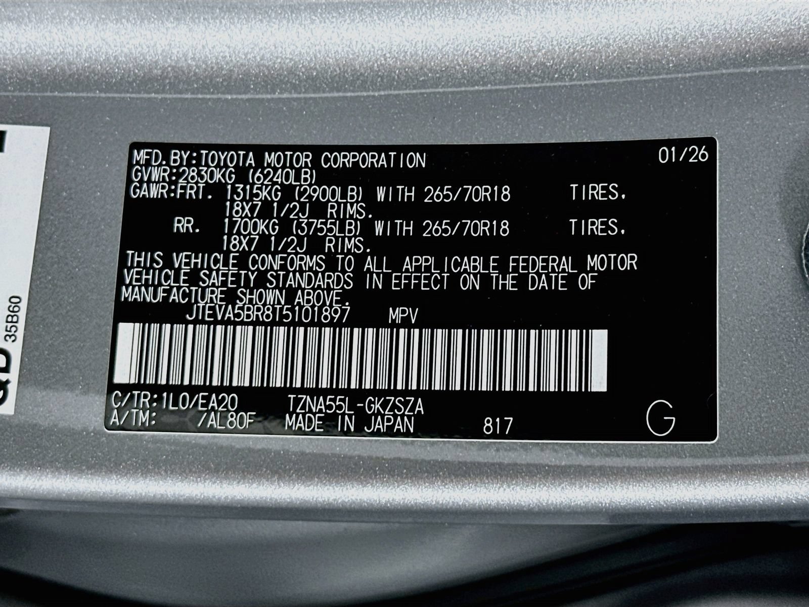 New 2026 Toyota 4Runner TRD Off-Road Premium AWD/4WD image 34