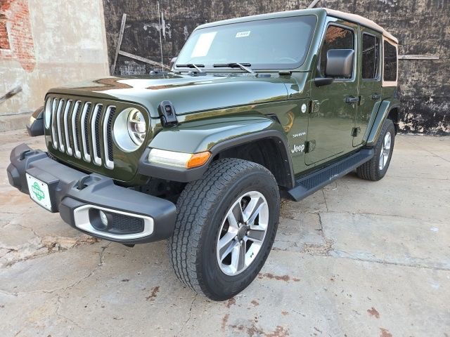 Used 2021 Jeep Wrangler Unlimited Sahara w/ LED Lighting Group AWD/4WD image 1