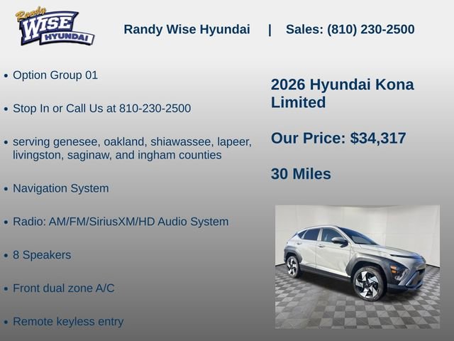 New 2026 Hyundai Kona Limited image 5