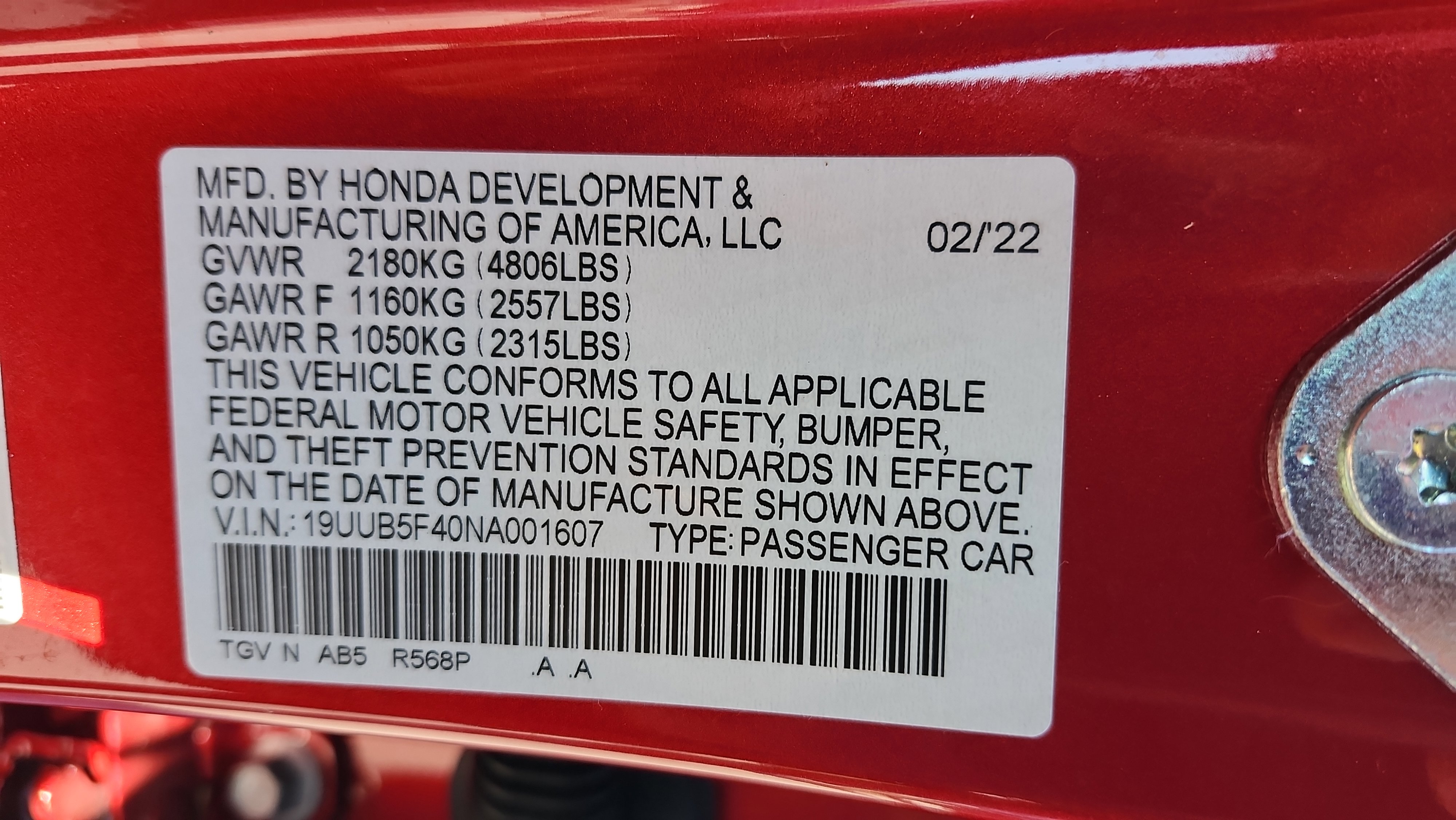 Used 2022 Acura TLX w/ Technology Package image 27