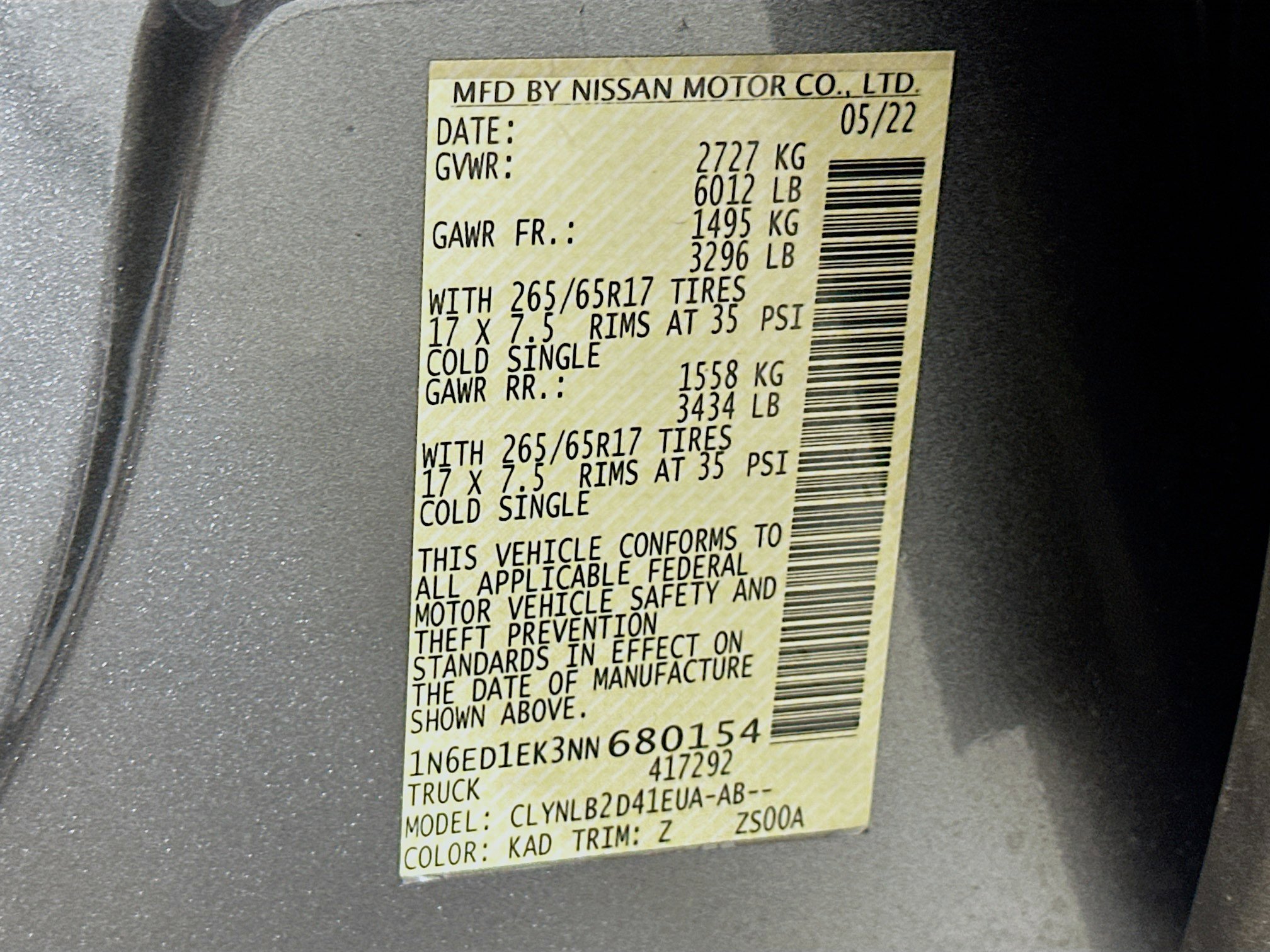 Used 2022 Nissan Frontier SV w/ Technology Package image 12