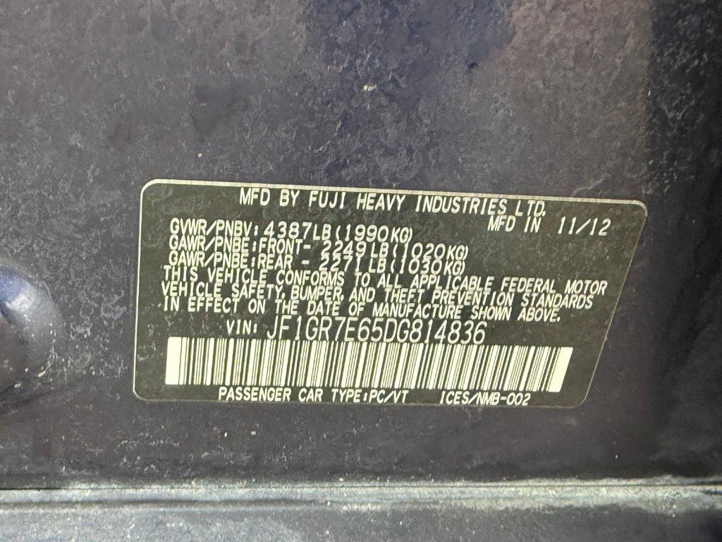 Used 2013 Subaru Impreza WRX Limited image 24