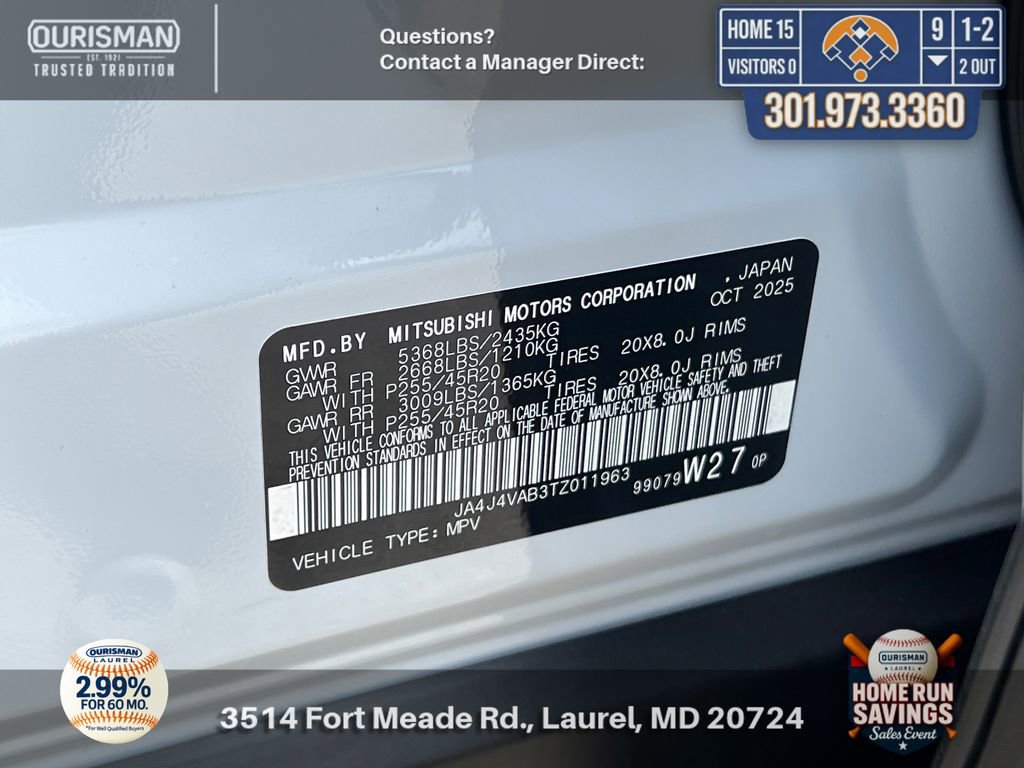 New 2026 Mitsubishi Outlander LE AWD/4WD image 32