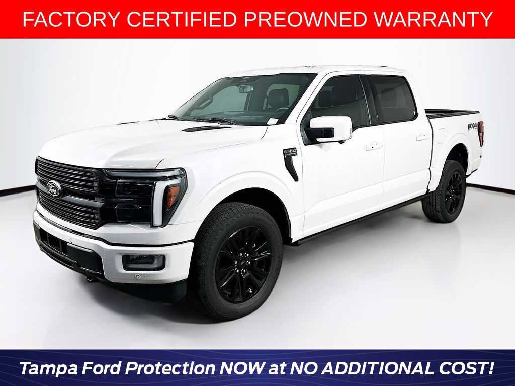 Certified 2025 Ford F150 Platinum w/ Equipment Group 702A High