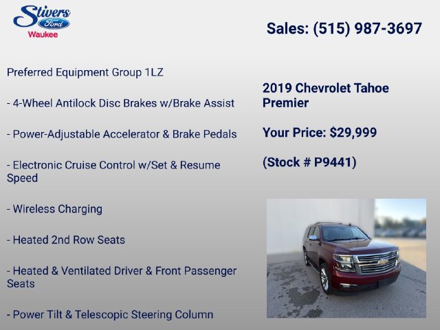 Used 2019 Chevrolet Tahoe Premier AWD/4WD image 22