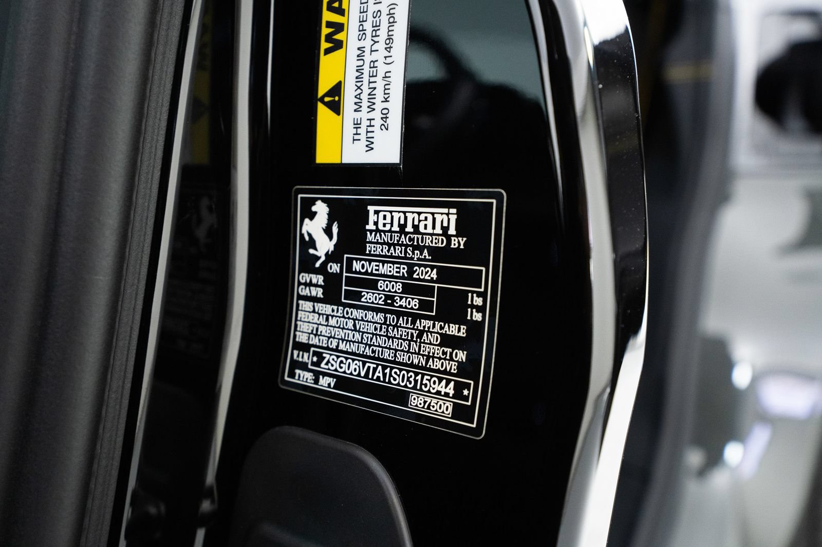 Certified 2025 Ferrari Purosangue AWD/4WD image 21