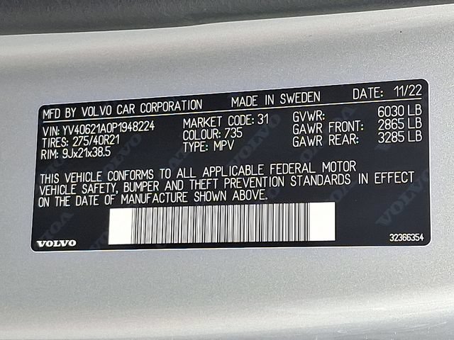 Used 2023 Volvo XC90 B6 Ultimate w/ Protection Package Premier AWD/4WD image 27