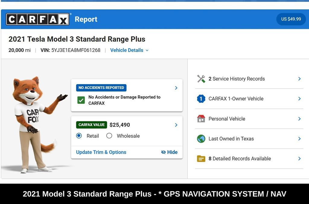 Used 2021 Tesla Model 3 Standard Range Plus RWD image 9