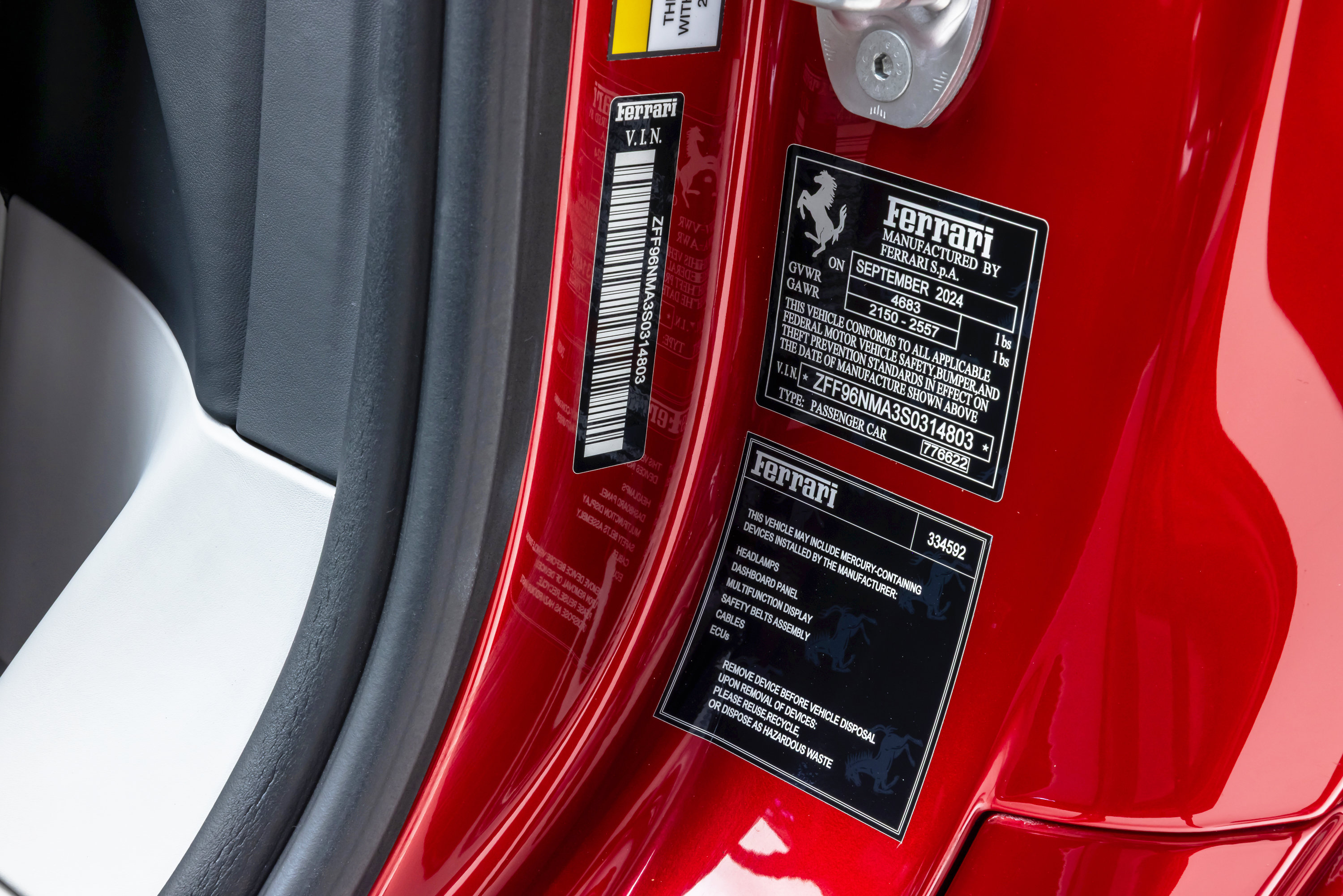 Certified 2025 Ferrari SF90 Spider AWD/4WD image 36