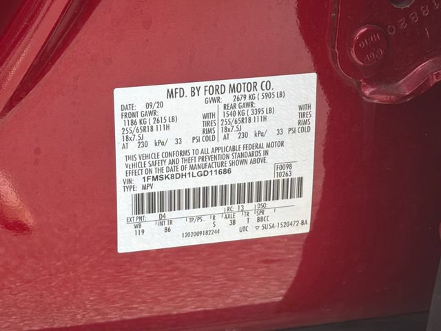 Certified 2020 Ford Explorer XLT w/ Comfort Package AWD/4WD image 37