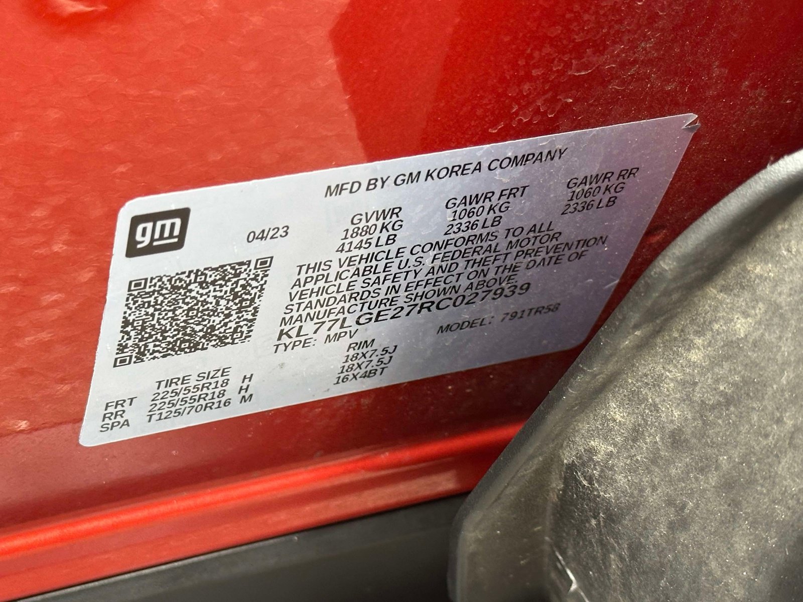 Certified 2024 Chevrolet Trax RS w/ Sunroof Package FWD image 17