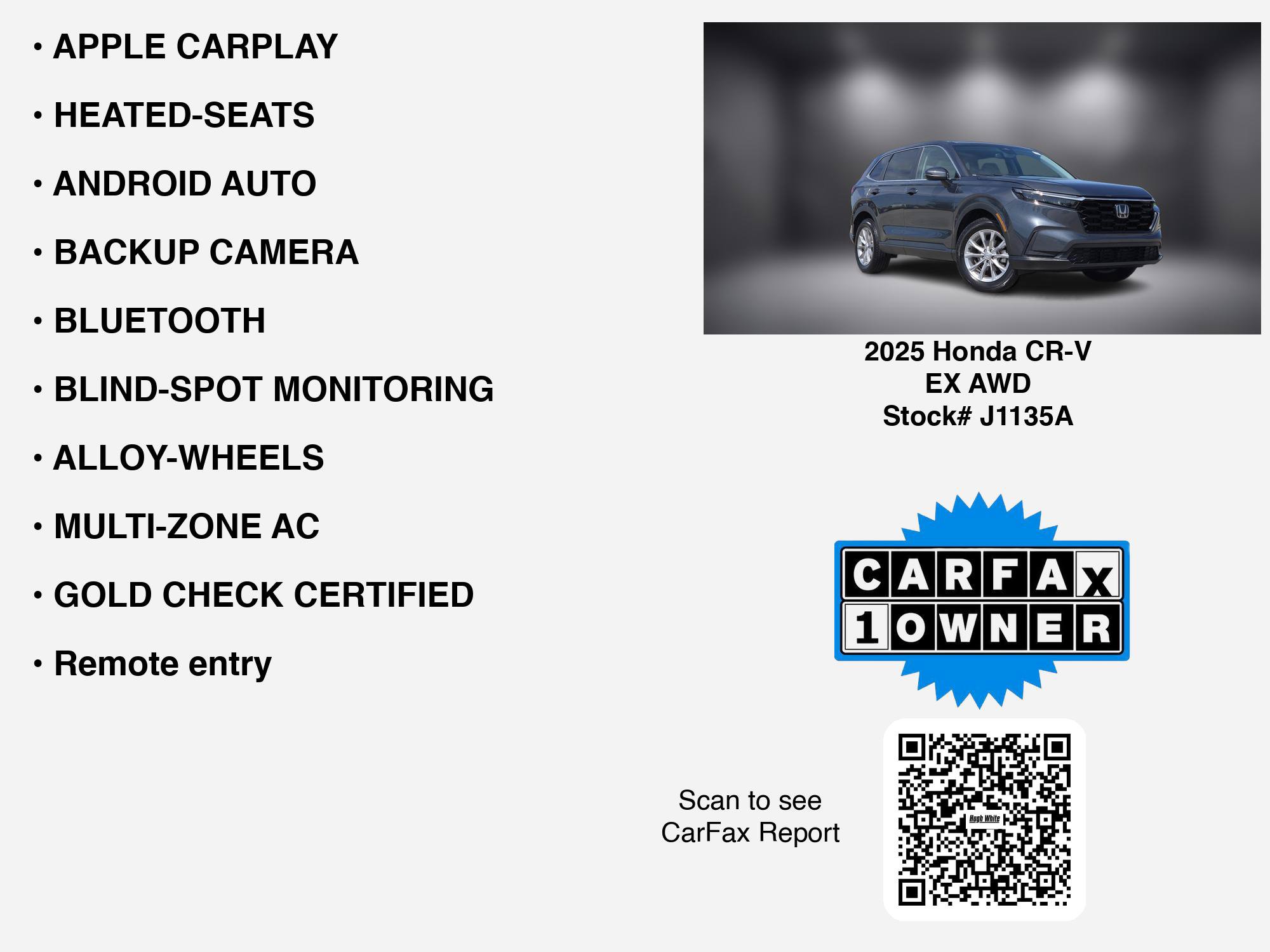 Used 2025 Honda CR-V EX image 7