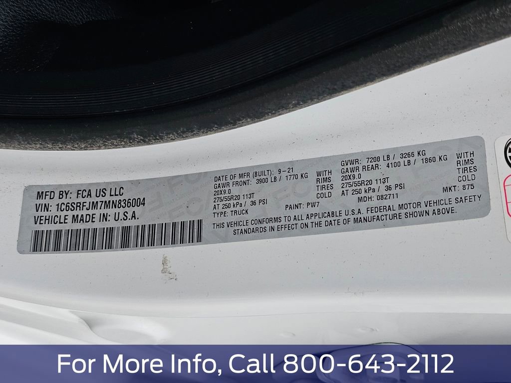 Used 2021 RAM 1500 Laramie image 13