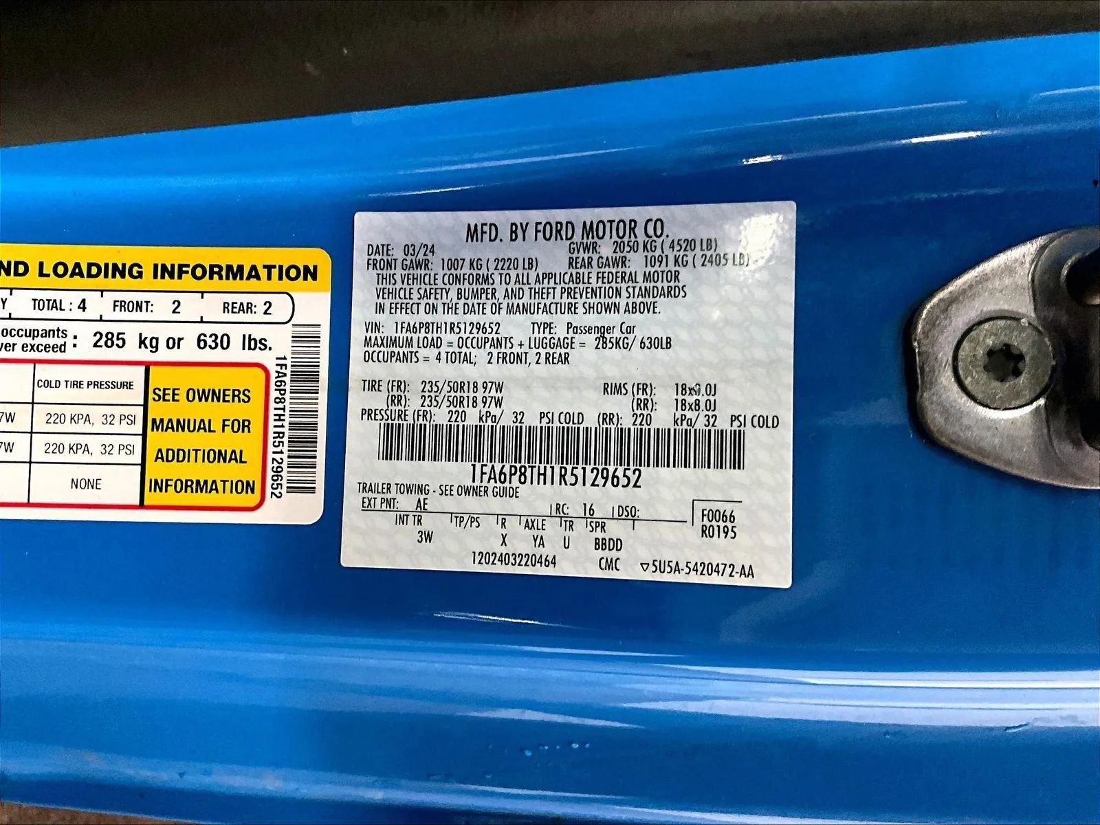 Certified 2024 Ford Mustang Premium image 32