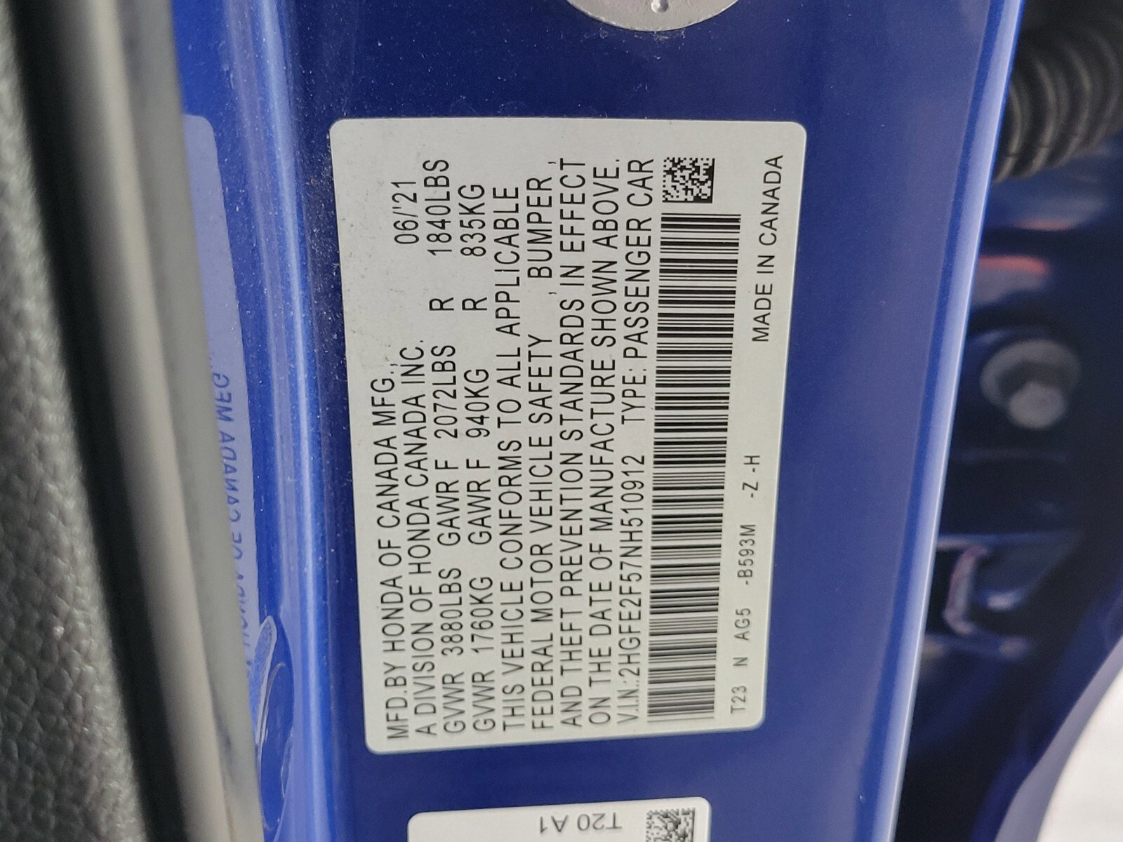 Used 2022 Honda Civic Sport image 16