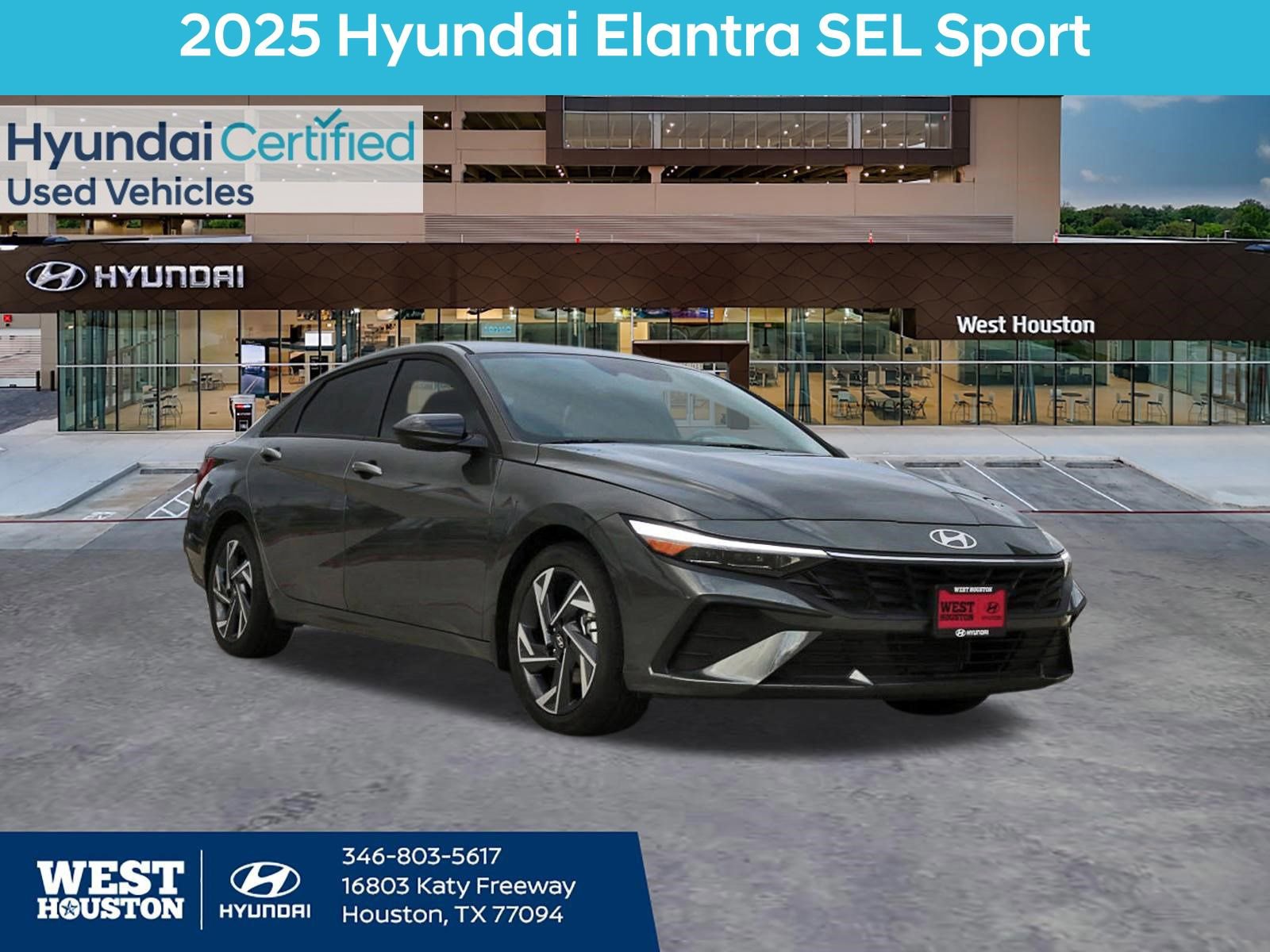 Certified 2025 Hyundai Elantra Sport FWD image 1