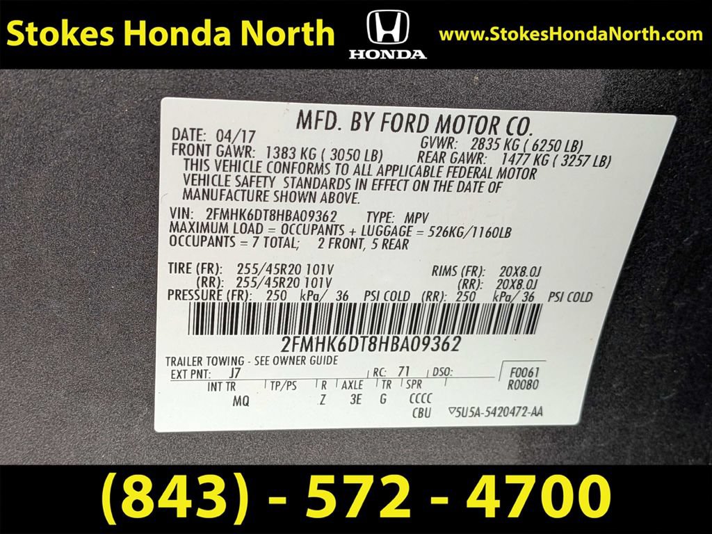 Used 2017 Ford Flex Limited w/ Equipment Group 303A AWD/4WD image 7