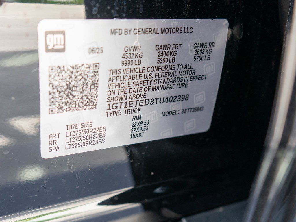 New 2026 GMC Sierra EV Elevation w/ LPO, Elevation Dark Package image 39