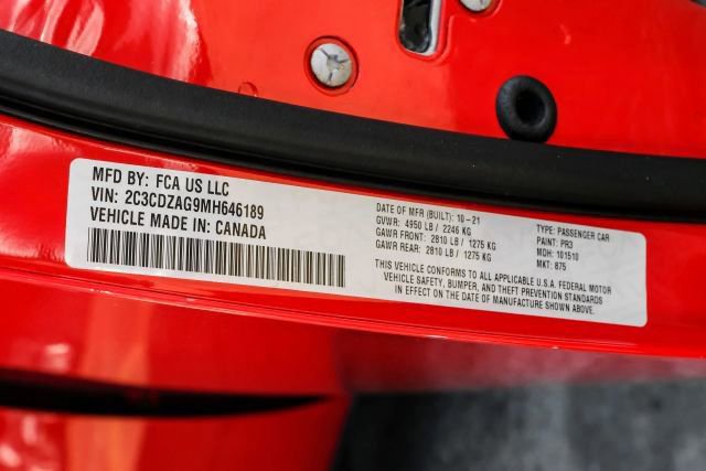 Used 2021 Dodge Challenger SXT w/ Blacktop Package image 52