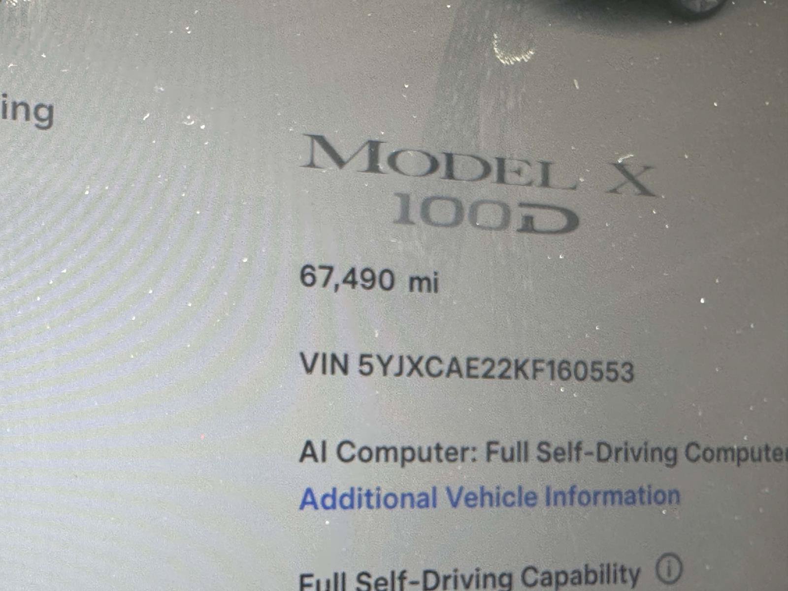 Used 2019 Tesla Model X 100D AWD/4WD image 31