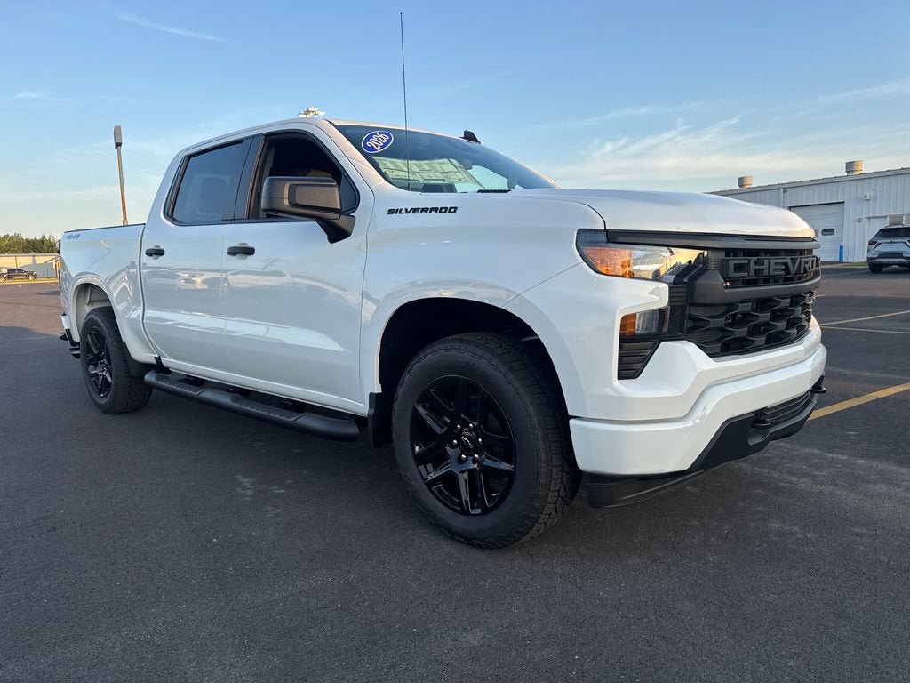 New 2026 Chevrolet Silverado 1500 Custom w/ Turbomax Blackout Package AWD/4WD image 8