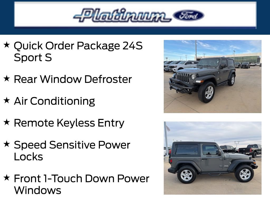 Used 2020 Jeep Wrangler Sport S image 23