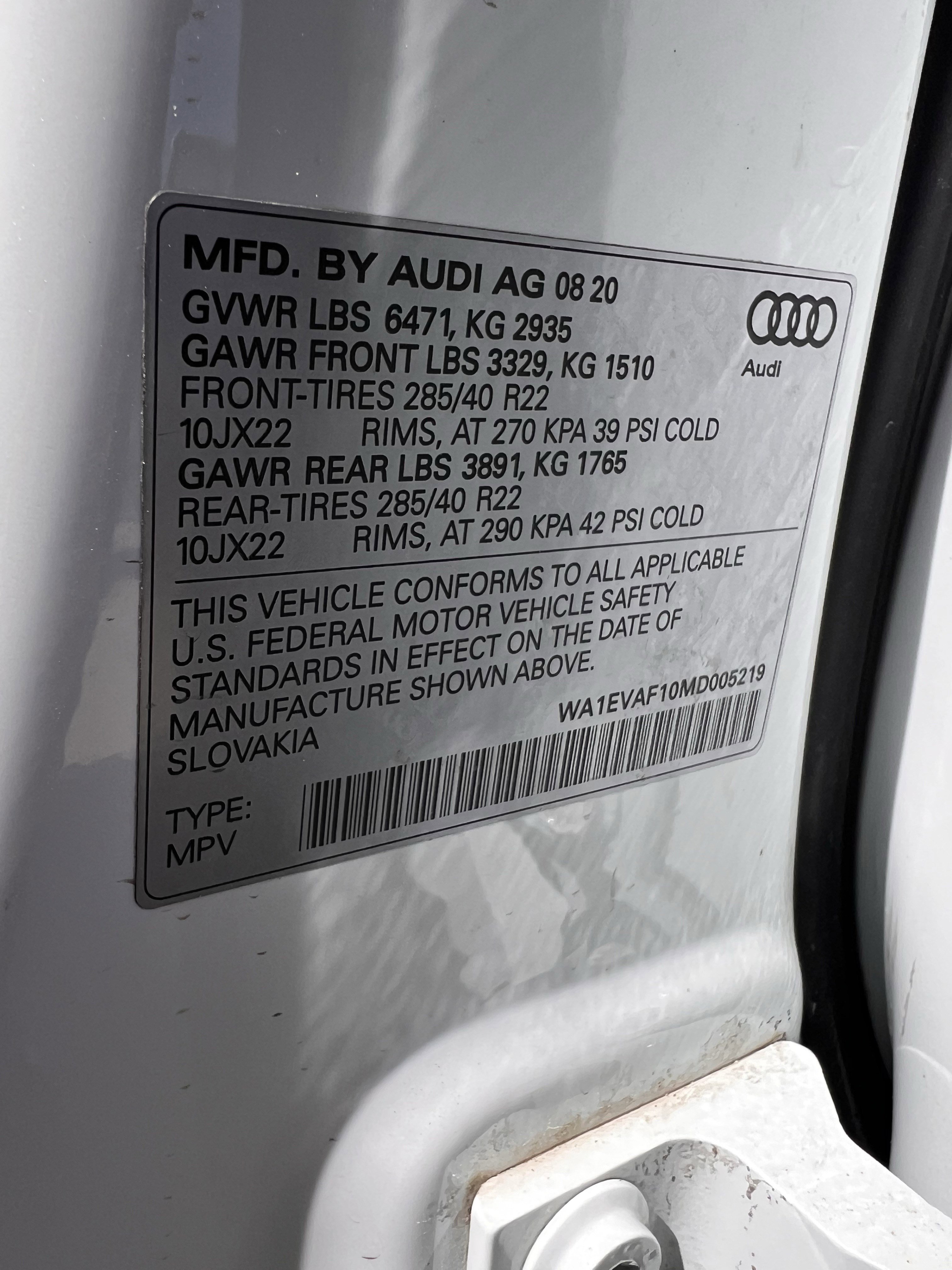 Used 2021 Audi Q8 Premium Plus w/ Premium Plus Package image 37