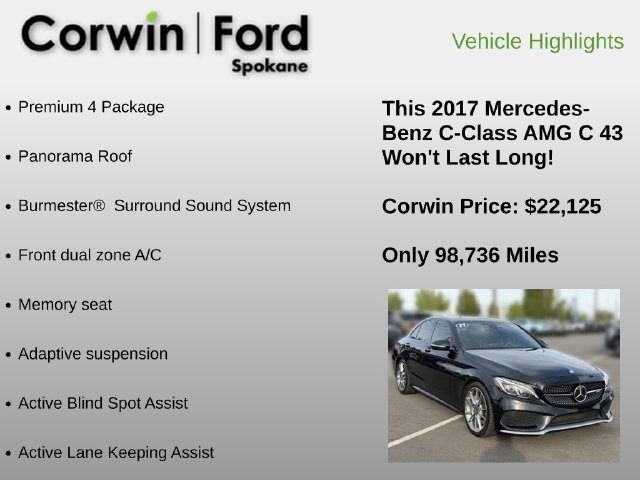 Used 2017 Mercedes-Benz C 43 AMG 4MATIC Sedan image 6