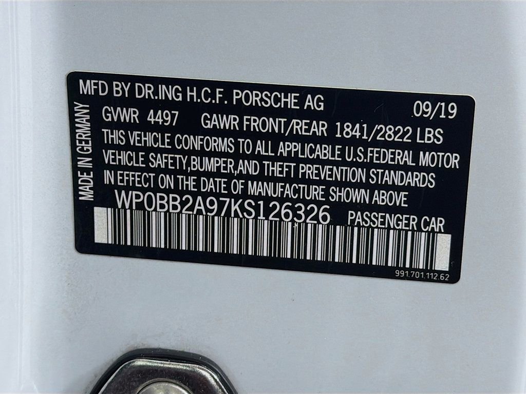 Certified 2019 Porsche 911 Targa 4 GTS image 47