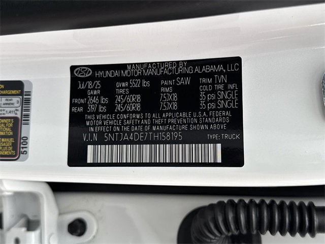 New 2026 Hyundai Santa Cruz SE image 25