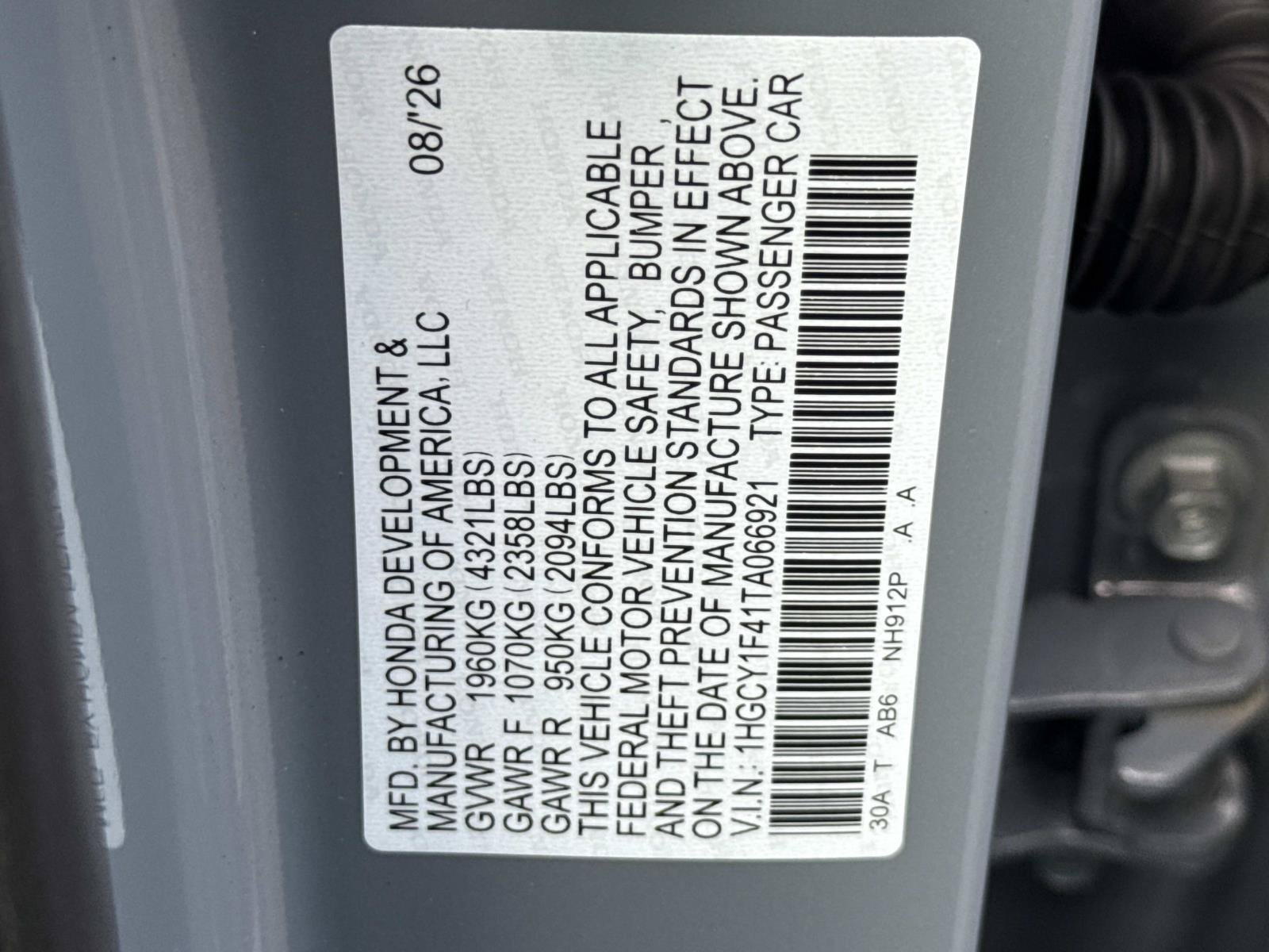 New 2026 Honda Accord SE image 25