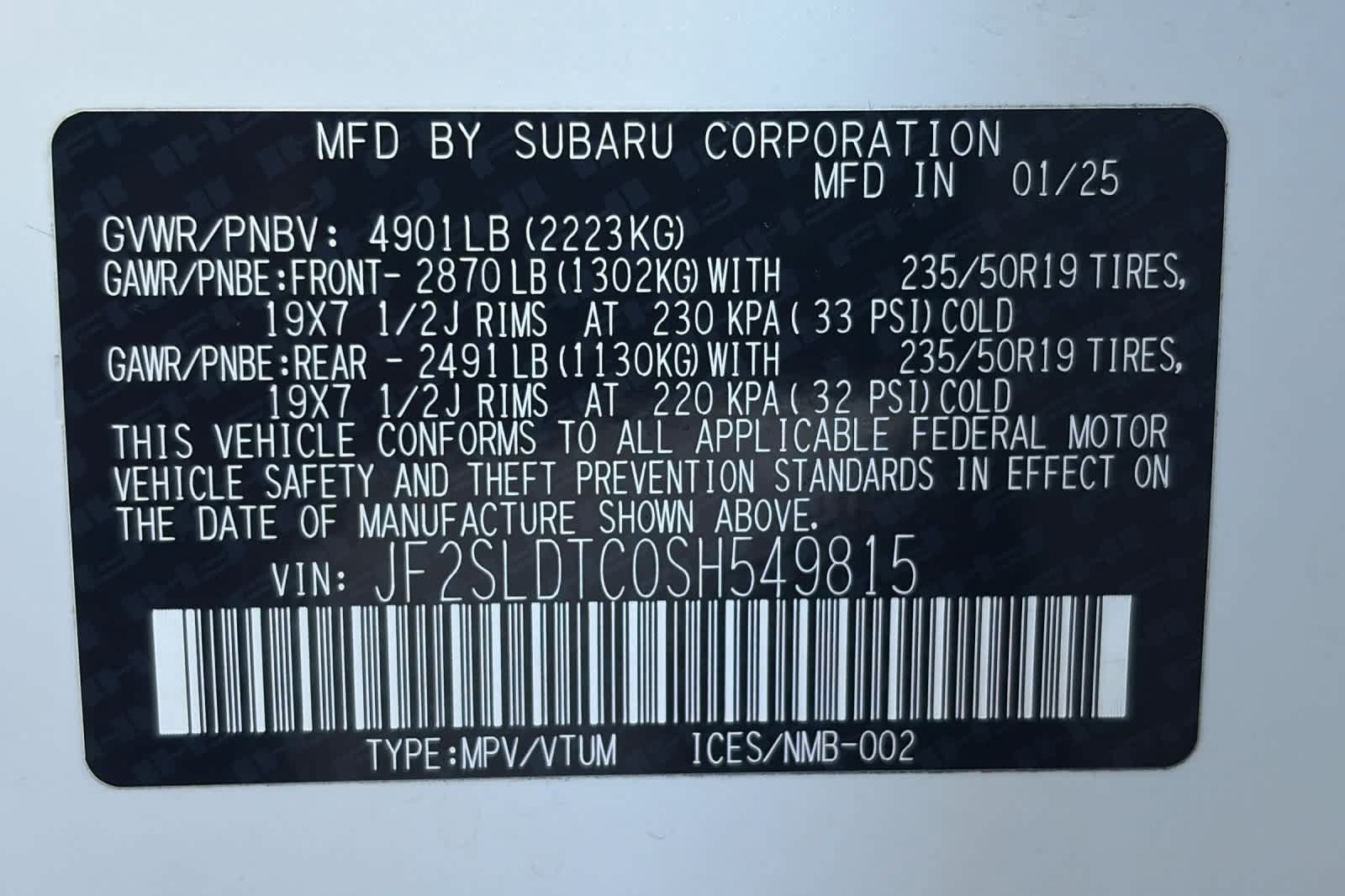 Certified 2025 Subaru Forester Touring AWD/4WD image 32