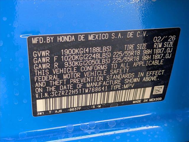 New 2026 Honda HR-V Sport image 17