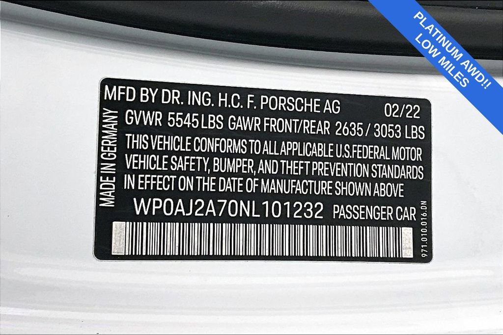 Used 2022 Porsche Panamera Platinum Edition image 40