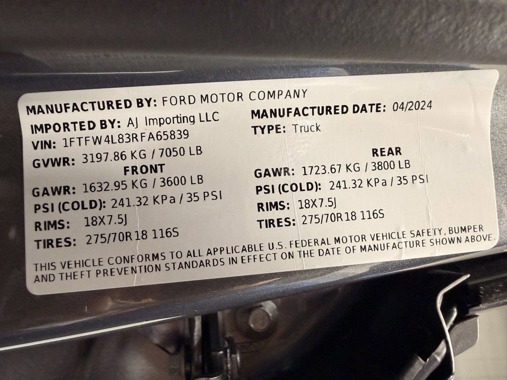 Used 2024 Ford F150 Tremor w/ Tow/Haul Package AWD/4WD image 29