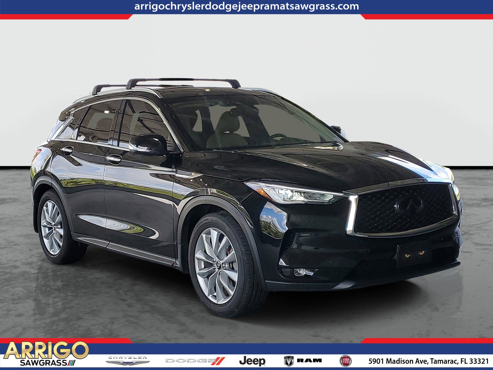 Used 2021 INFINITI QX50 Luxe w/ Cargo Package AWD/4WD image 1