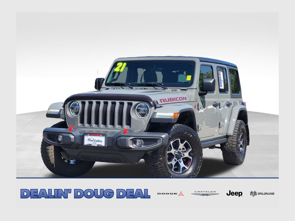 Used 2021 Jeep Wrangler Unlimited Rubicon AWD/4WD image 1