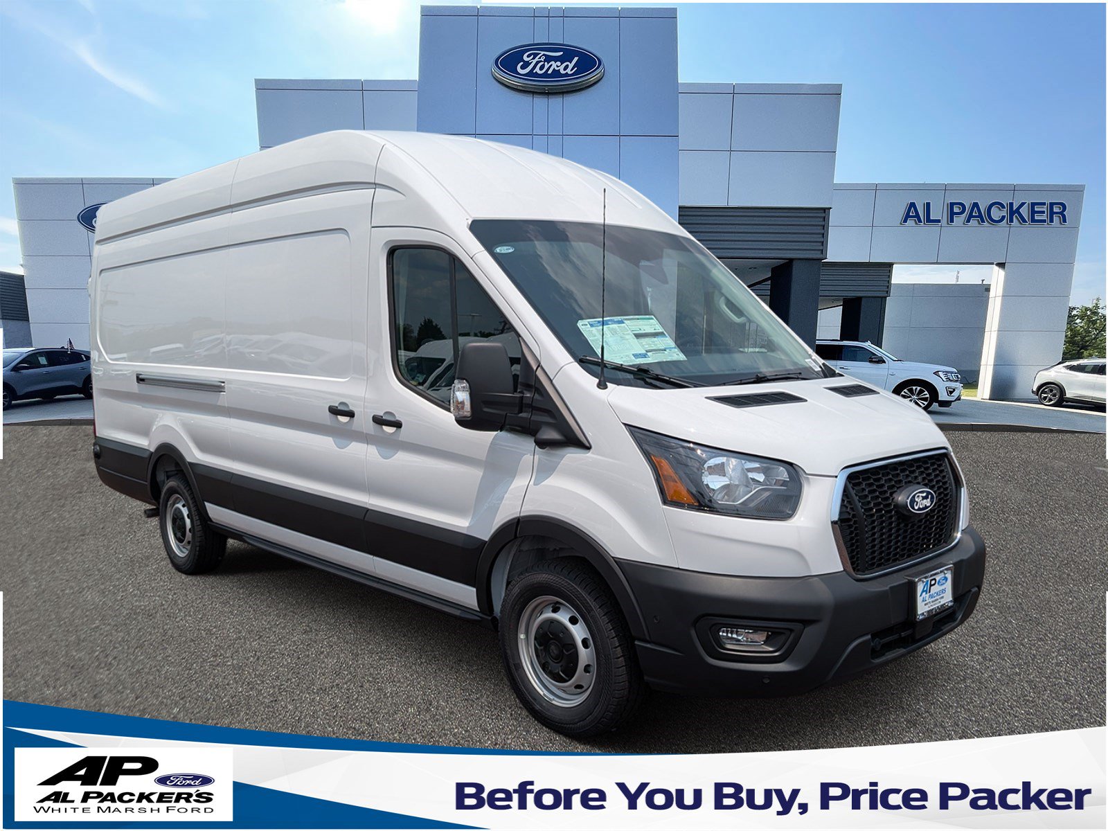 New 2026 Ford Transit 350 148 High Roof Extended w/ Load Area Protection Package RWD image 1
