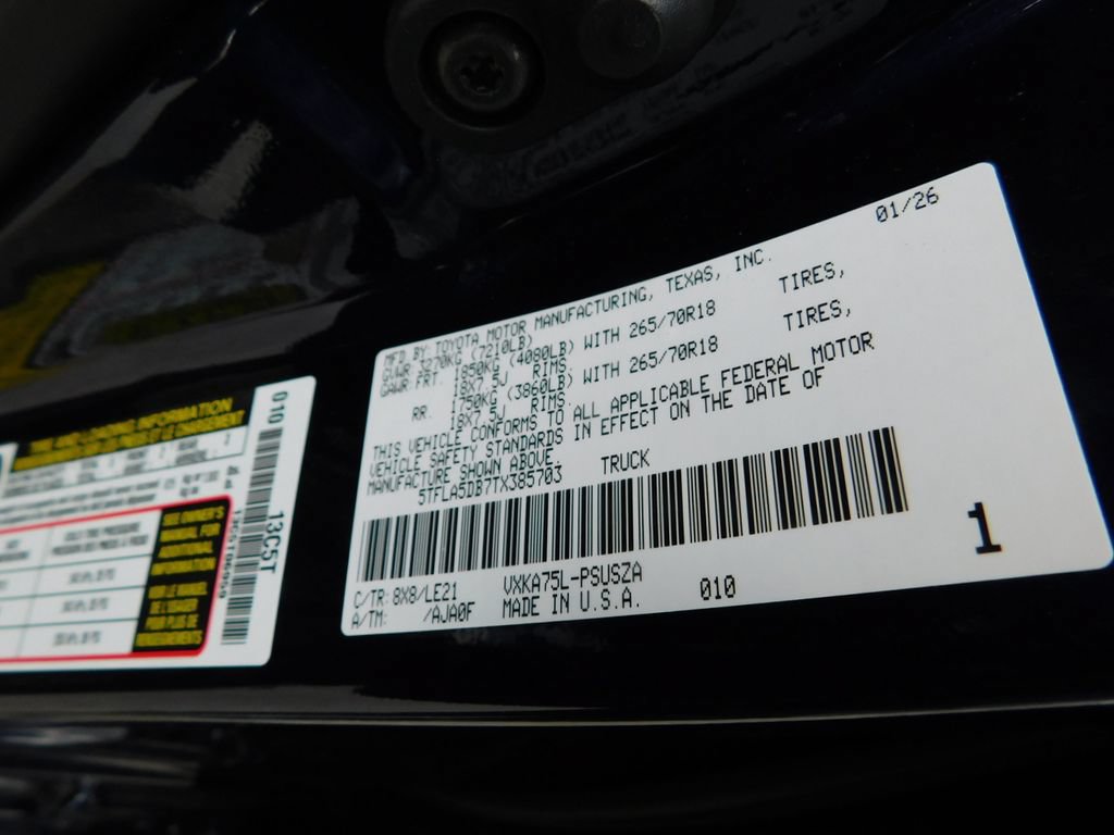 Used 2026 Toyota Tundra SR5 w/ SR5 Premium Package AWD/4WD image 8