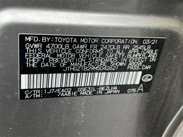 Certified 2021 Lexus IS 350 F Sport w/ Navigation Package RWD image 35