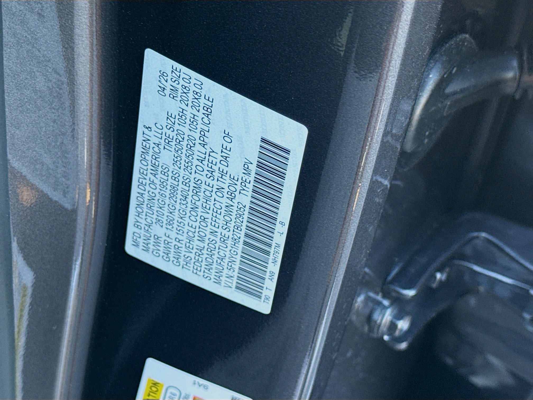New 2026 Honda Pilot Elite image 29