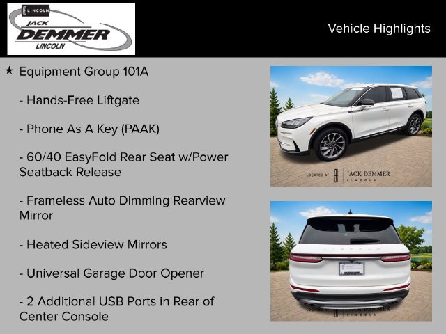 Certified 2024 Lincoln Corsair AWD w/ Equipment Group 101A image 25