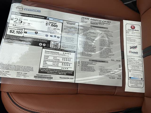 New 2025 MAZDA CX-50 2.5 Turbo w/ Cargo Package image 35