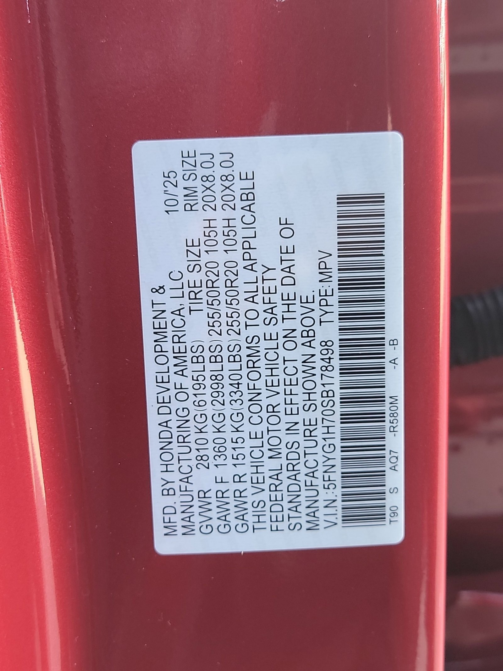 Used 2025 Honda Pilot Touring image 32